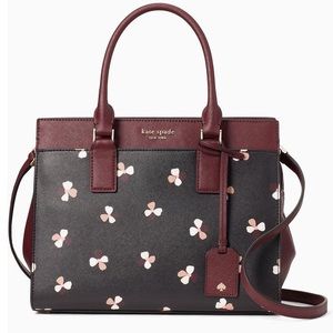 KATE SPADE Cameron Medium Dusk Buds Ditty Satchel